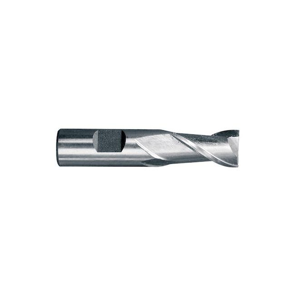 3/8 X 3/8" 2 Flute High Speed Steel Single End Center Cut End Mill