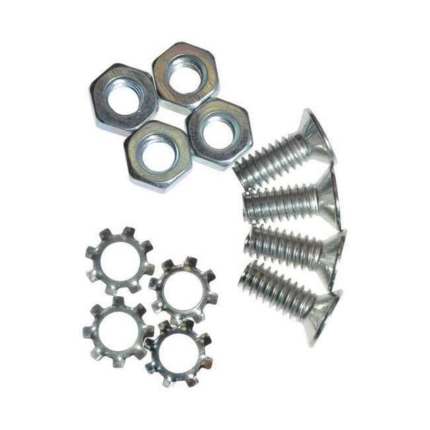 Dayton Caster Hardware Kit, Steel NOB6X16