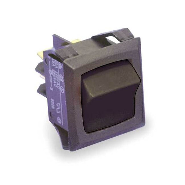 Carling Technologies RockerSwitch,NoLens/Lamp,Black,Off/On RGSCA211-RB-B-0