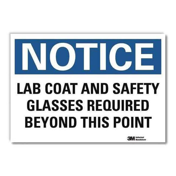 Lyle NoticeSign, ReflecSelfAdhVinyl, 10inWx7inH, U5-1303-RD_10X7 U5-1303-RD_10X7
