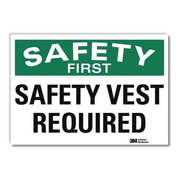 Lyle Safety Decal,Reflctv Vinyl,10inHx14inW, U7-1248-RD_14X10 U7-1248-RD_14X10
