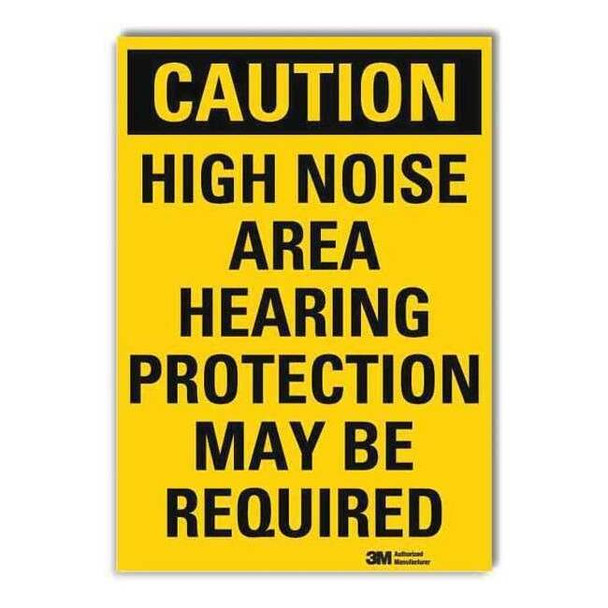 Lyle Caution Sign,7inx5in,Reflective Sheeting U4-1415-RD_5X7