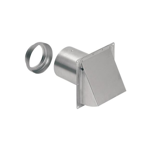 Broan-Nutone Cap,6-1/2"x6-1/2",Aluminum 885AL Pack of 6