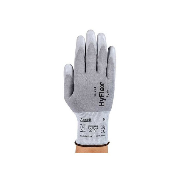 Cut Resistant Gloves, Cut Level A4 ,Polyurethane ,Sandy ,S 1 PR Pack of 6