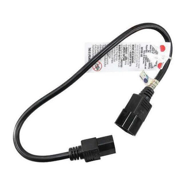Manufacturer Varies Power Cord, IEC C14, SJT, 1.5 ft., 10A, 16/3 5XFR4ID