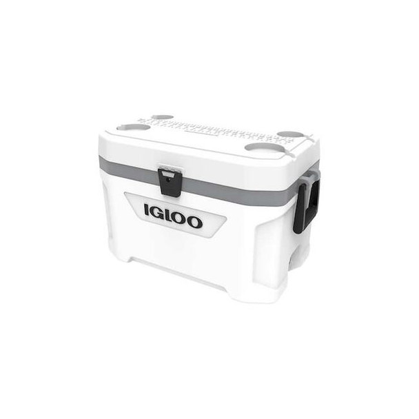 Igloo Cooler,54 qt,16-1/8" H,15-3/32" W,White 50541 Pack of 2