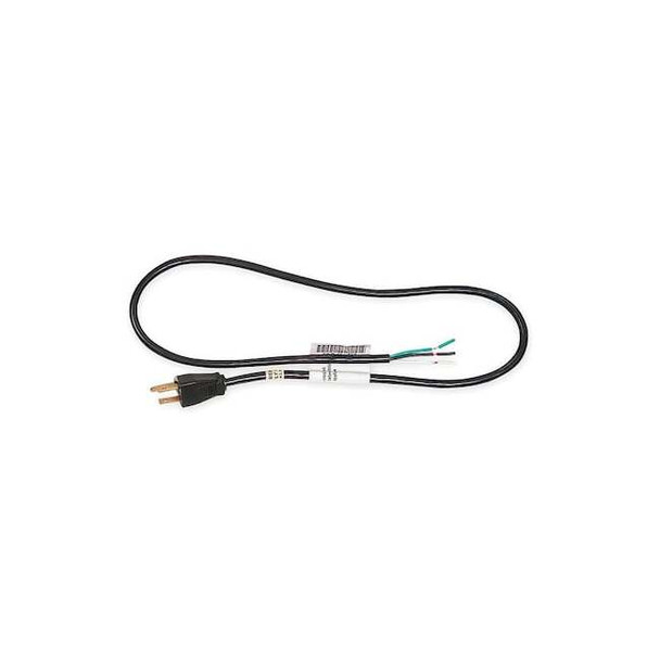 Manufacturer Varies Power Cord, 5-15P, SJT, 3 ft., Blk, 10A, 18/3 1FD80