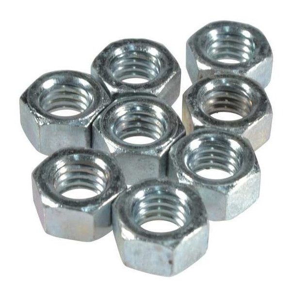 Dayton Hex Nut,3/8-16 Zp,PK8 PP60221G