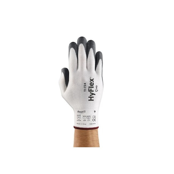 Cut Resistant Coated Gloves, Cut Level A2 ,Polyurethane ,7 1 PR