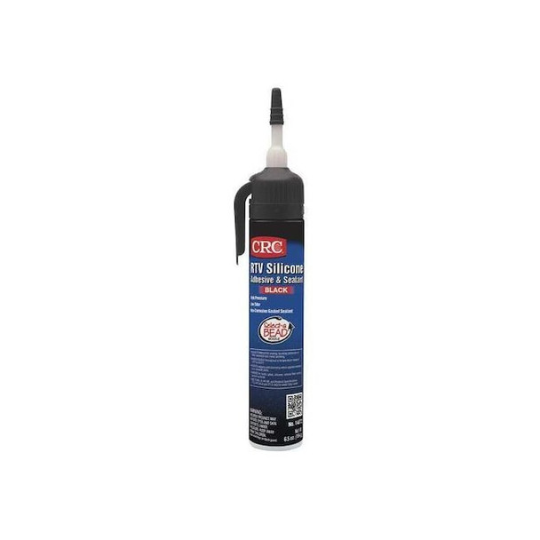 RTV Silicone Sealant, 6.5 oz, Black, Temp Range -30 to 450 Degrees F Pack of 12