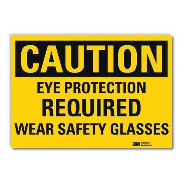Lyle Safety Sign, 7 in W, 5 in H, Reflective Sheeting, Yellow U4-1291-RD_7X5
