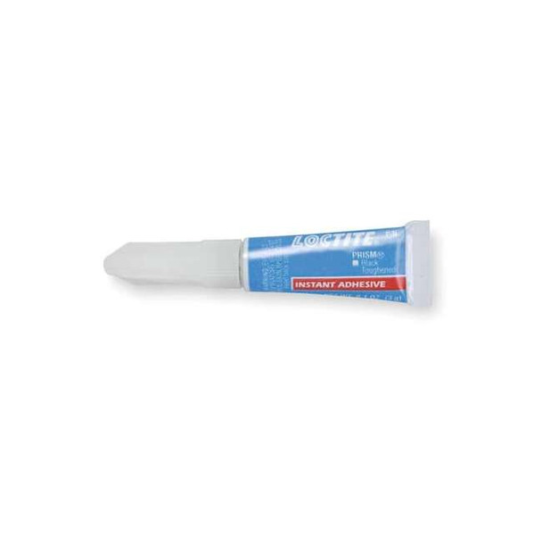 Loctite Instant Adhesive, 409 Series, Clear, 0.1 oz, Tube 233744