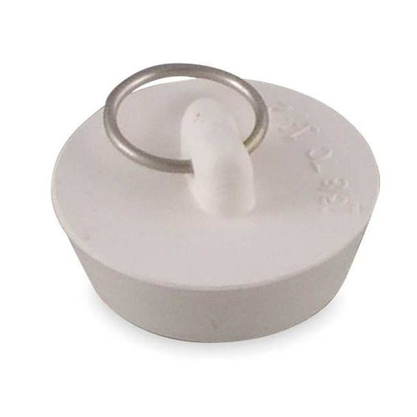 Manufacturer Varies DrainStopper,Dia. 1-3/8"to1-1/2",Wht,PK5 1PPH4