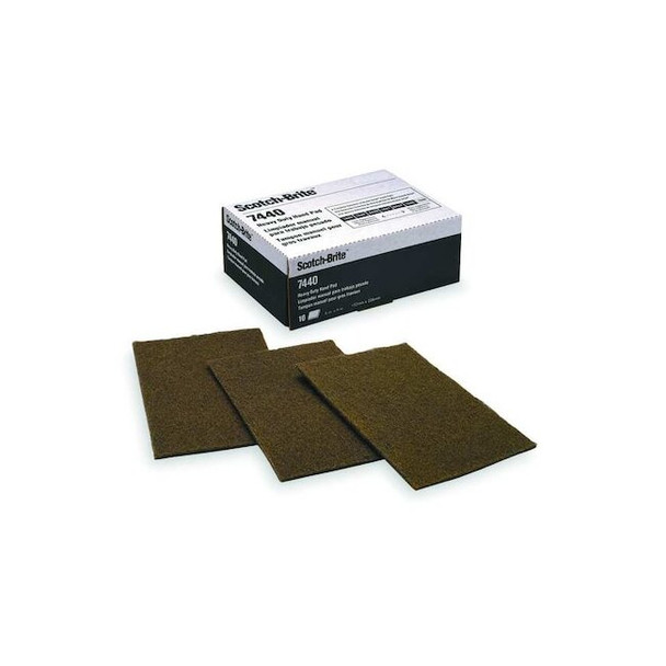 Scotch-Brite 6" x 9" Alum. Oxide Heavy Duty Sanding Hand Pad 7100080459