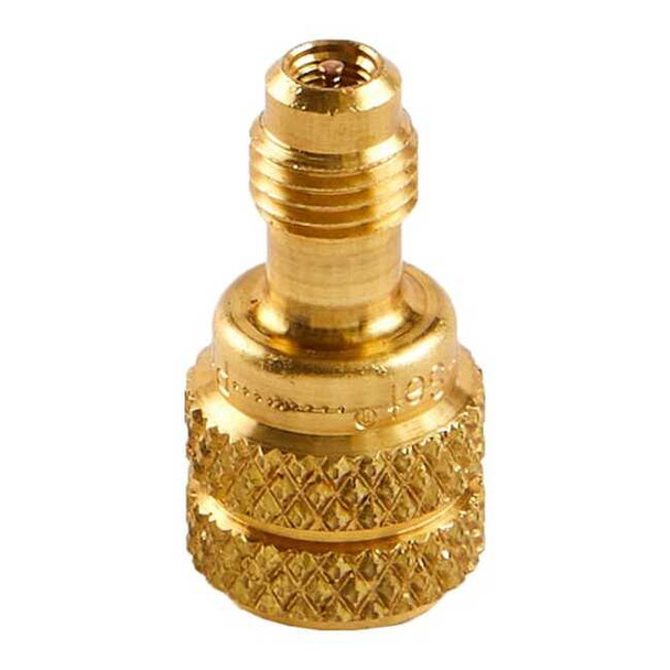 Pro-Set Hose Adaptor, 1-3/8 in L, Flared Ends for HVACR AD87