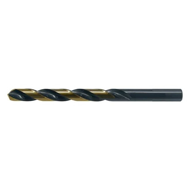 Westward 31/64" HSS Black/Gold 135 Deg. Jobber Length Drill Bit 5UDF4