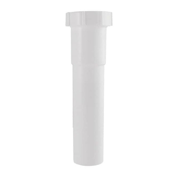 Manufacturer Varies 1-1/2 Dia, Polypropylene, White, Kitchen, Extension 4FEY5
