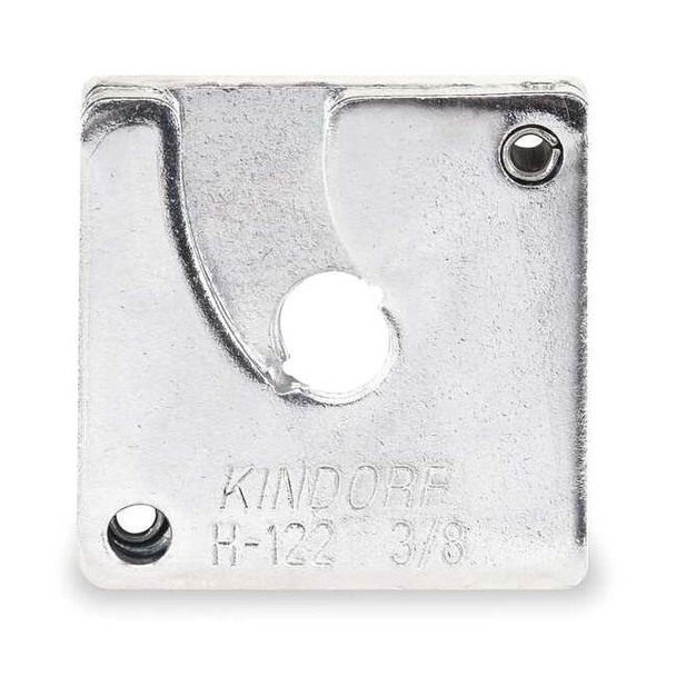 Kindorf Channel Nut,3/8 In,Silver H 122 3/8 EG