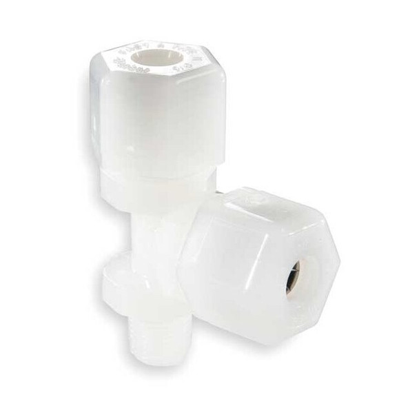 Parker Tee,Nylon,Comp1/4",FNPT1/8",Comp1/4" N4MR2