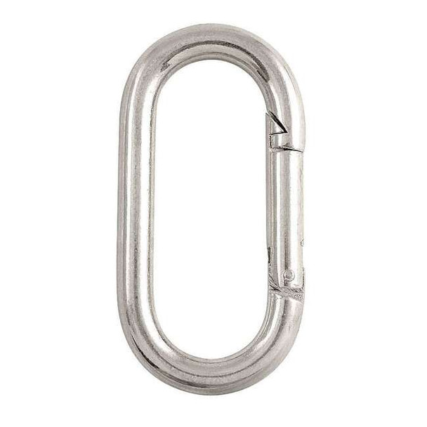 Lucky Line Interlocking Snap,Steel,1 3/8 in Eye Dia 4GGL9 Pack of 5