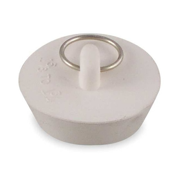 Manufacturer Varies DrainStopper,Dia. 1-5/8"to1-3/4",Wht,PK5 1PPH5