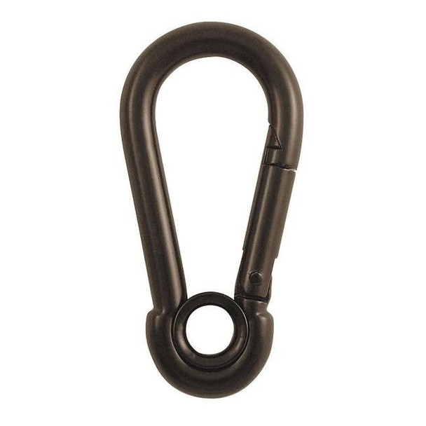 Lucky Line Spring Snap, Steel, 1/2 in Eye Dia 4GGP4