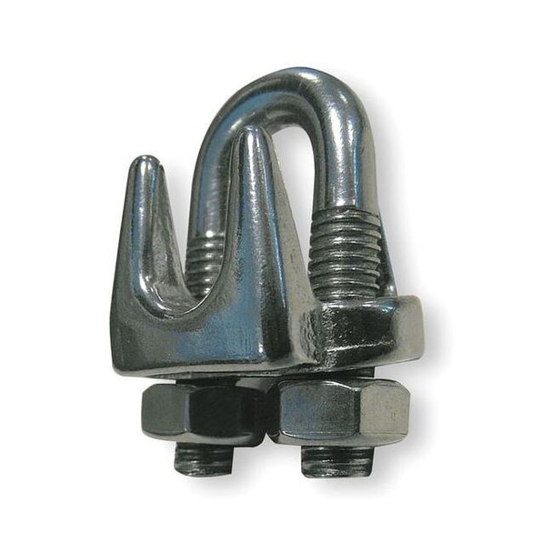 Dayton Wire Rope Clip,U-Bolt,1/8 In,304 SS 2VKG6