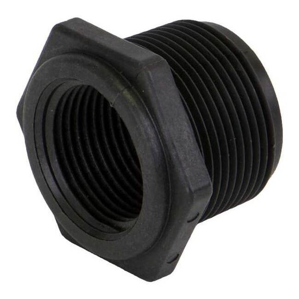 Reducing Bushing, Polypropylene, 1-1/4" x 1", Schedule 80, 300 psi Max Pressure