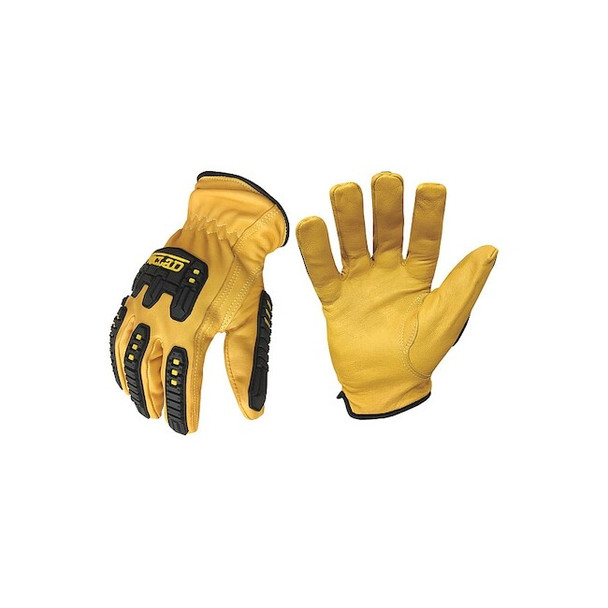 Cut-Resistant Impact Gloves, Cut Level A4 ,Uncoated ,3XL 1 PR Pack of 12