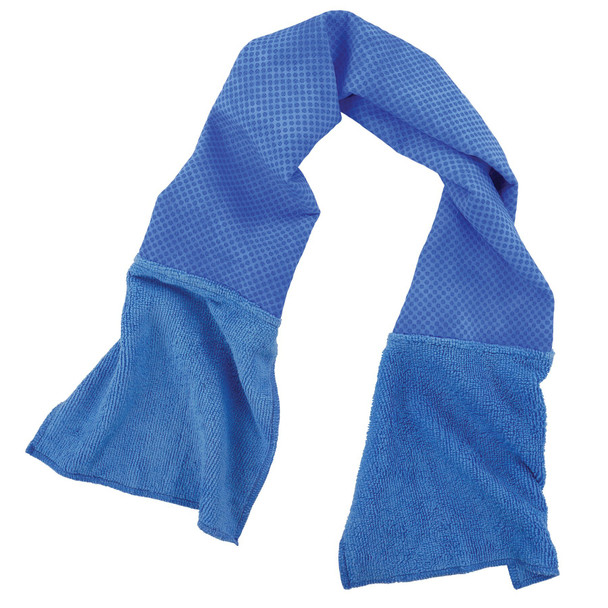 Ergodyne Blue Multi-Purpose Cleaning Cooling Towel 6604 Pack of 6