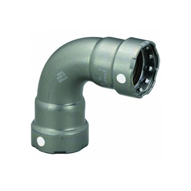 Viega Elbow, Steel, Press-fit 1/2", 1/2" 84305 Pack of 10