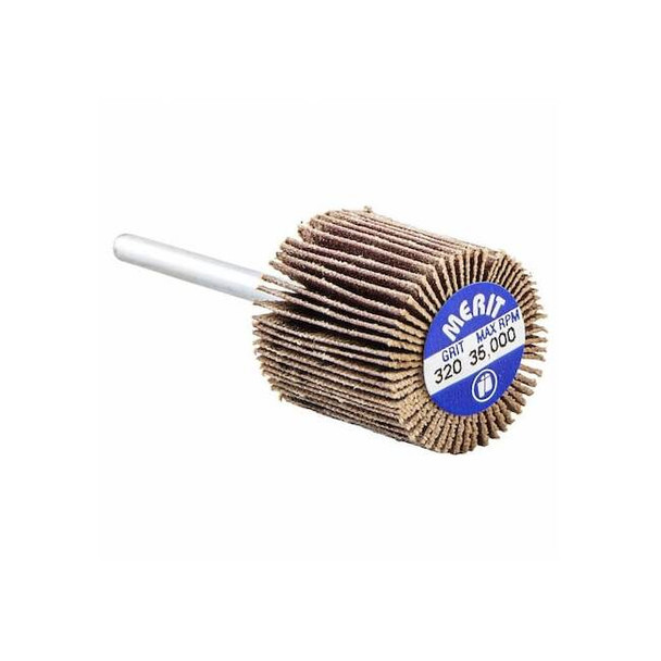 Merit Flap Wheel,Aluminum Oxide,3/4" dia 08834137595 Pack of 10