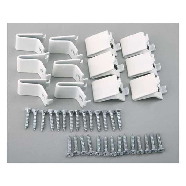 John Sterling Shelf Support,Steel,4 1/4 in H,PK12 PB-0086-WT