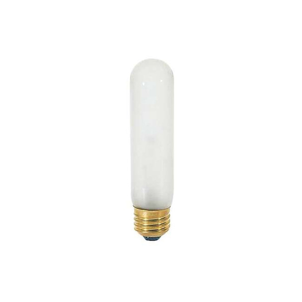 Satco Bulb, Incandescent, 25W, T10, Medium Base, Tubular S3251 Pack of 8
