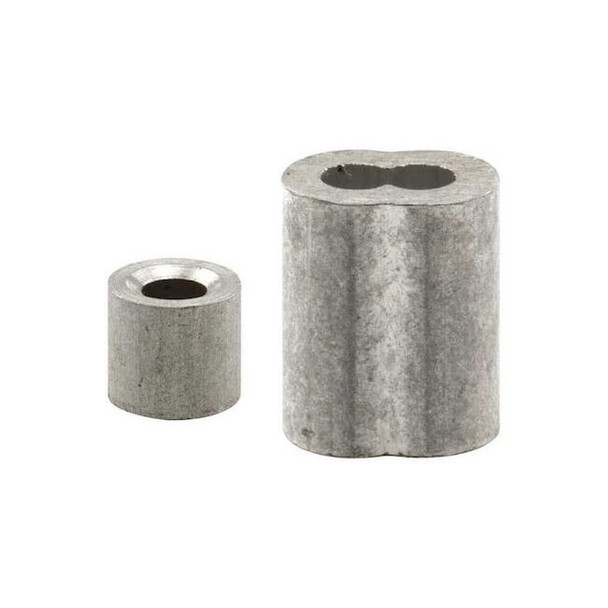 Primeline Tools 5/32 in. Aluminum Ferrules and Stops (2 pack) GD 12152 Pack of 6