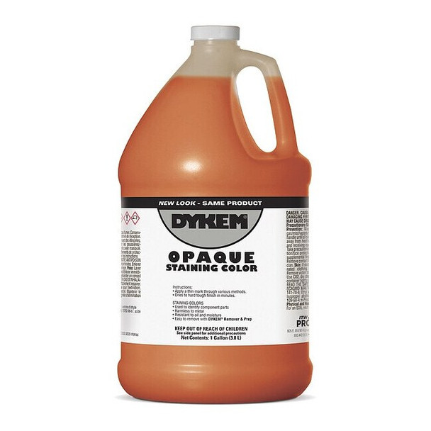 Dykem Layout Fluid,Orange,1 gal.,Bottle 81713 Pack of 4