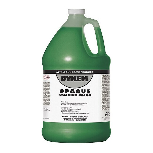 Dykem Opaque Staining Color,Gallon,Dark Green 81706 Pack of 4