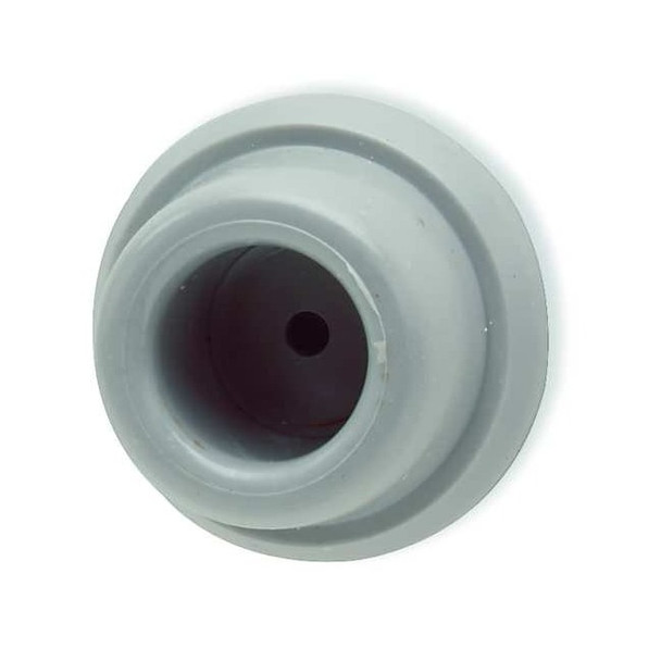 Manufacturer Varies Concave Door Stop, Rubberhite 4JG96