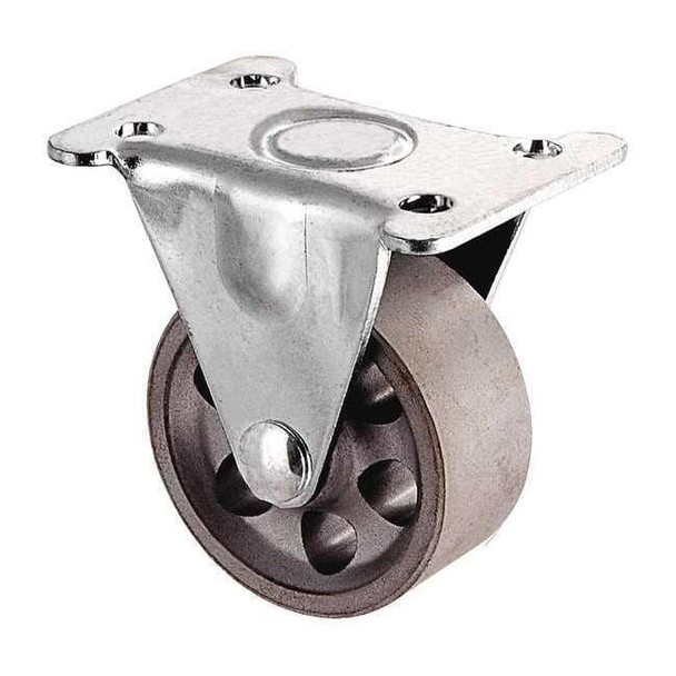 Manufacturer Varies Rigid Plate Caster,Cast Iron,2 in,125 lb 1UKX7