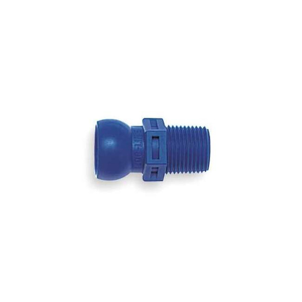 Loc-Line BSPT Connector, 3/8 In, PK4 51826