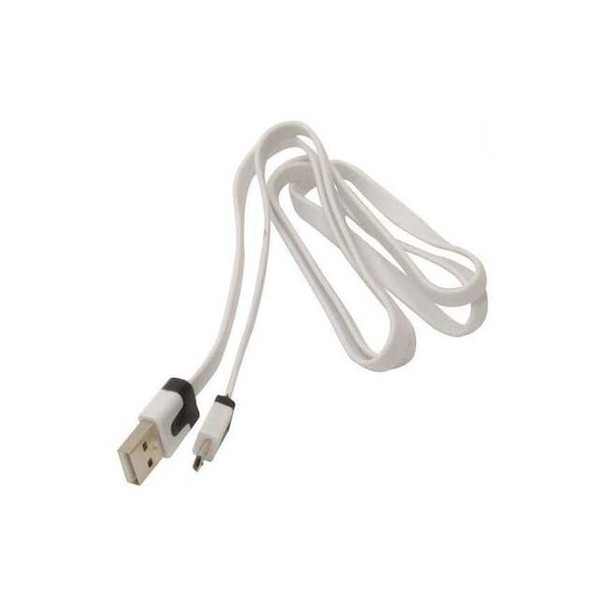Mobilespec Charge/Sync Micro-USB Cable,3ft.,White MSMICROWH5G Pack of 5