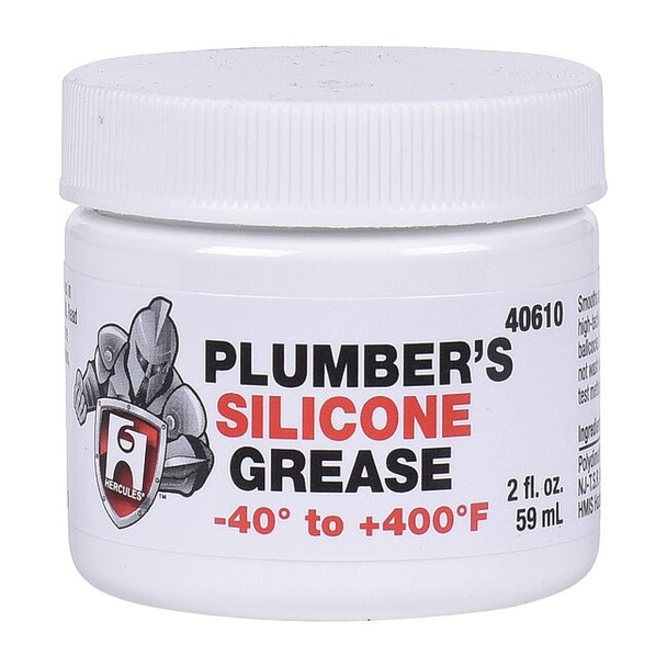 Hercules Anti-Corrosion Grease, 2 oz, Jar, Clear 40610