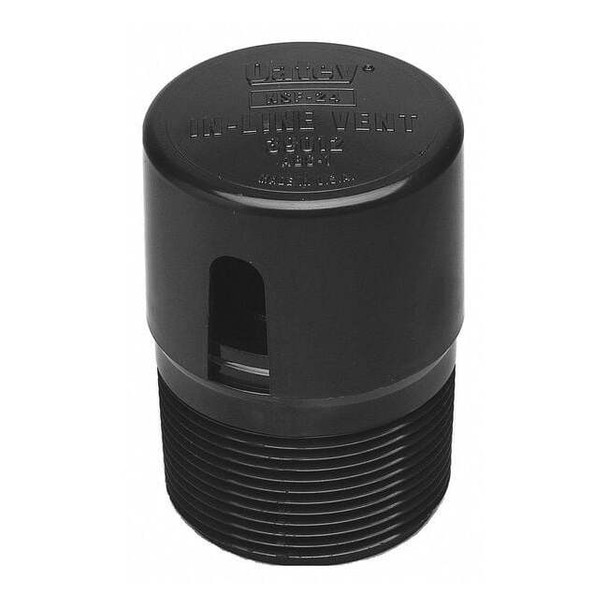 Oatey Plain In-Line Vent,ABS 39012