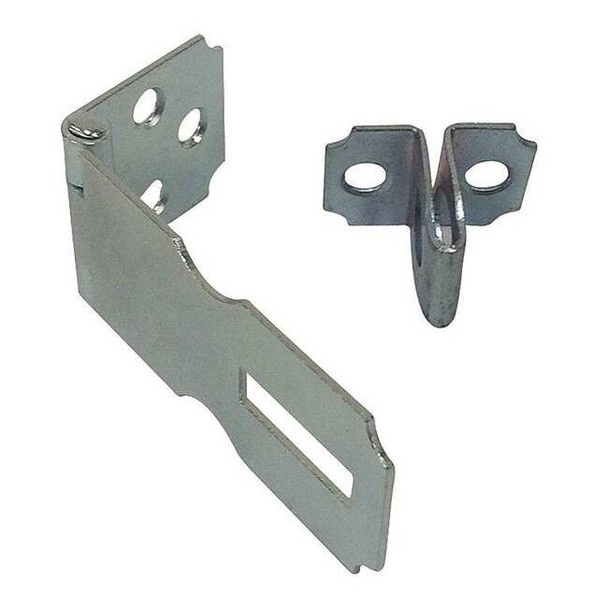 Manufacturer Varies Fixed Staple Hasp,Zinc Plated,2 1/2" L 39DZ88 Pack of 10