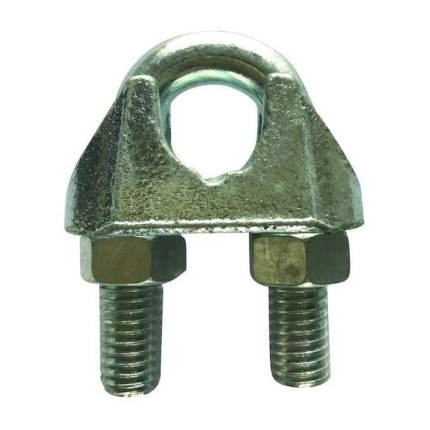 Dayton Wire Rope U-Bolt Clip,1/8 in Rope dia. 2VKH9