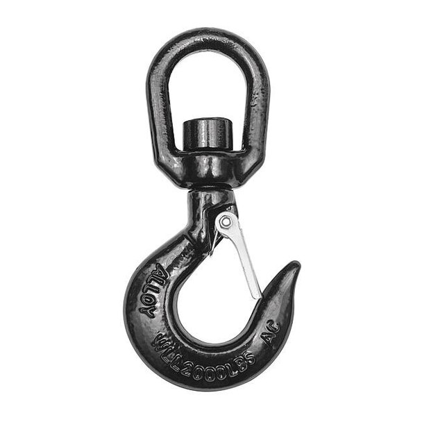 Dayton Slip Hook,Alloy Steel,1 in,2,000 lb,G80 1DNH6