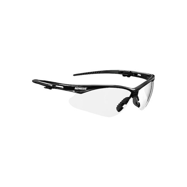 V30 Nemesis, Safety Glasses, Anti-Fog, Clear Lens, Black Frame, Half-Frame