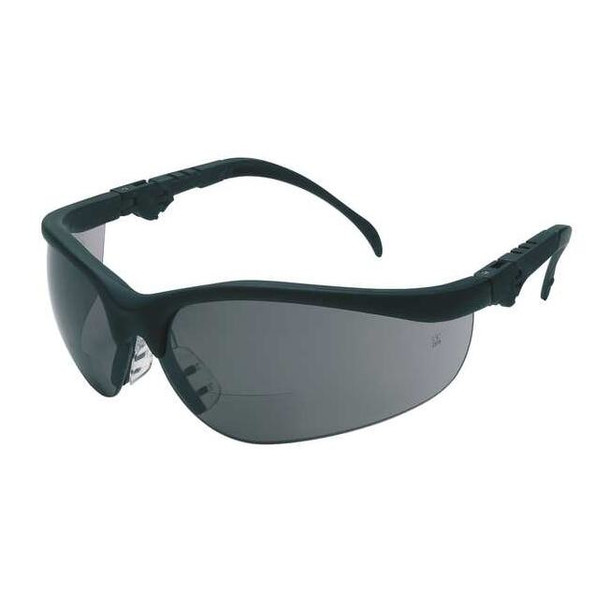 Mcr Safety Reading Glasses, +2.5, Gray, Polycarbonate K3H25G