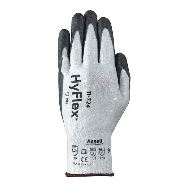 Cut-Resistant Coated Gloves, Cut Level A2 ,Dipped ,Polyurethane ,Sandy ,XS 1 PR