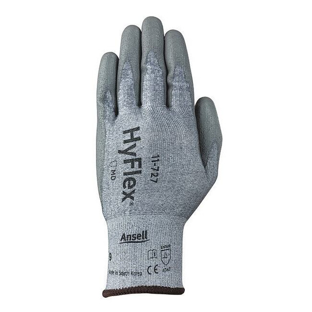 Cut-Resistant Coated Gloves, Cut Level A2 ,Dipped ,Polyurethane ,Sandy ,L 1 PR